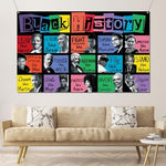 Sunwer 5.9 by 3.6 feet educational history banner being used as a photography background.