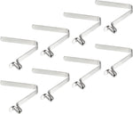 PATIKIL 6.5x4mm Kayak Paddle Snaps, 8 Pack Pole Push Button Spring Clips Steel Hollow Button Locking Tube Single Pin for Camping Awning Tent Pole - Image 15