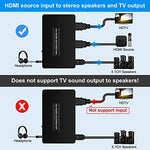 HDSUNWSTD HDMI converter package content displaying the main unit along with the included USB power cable