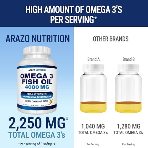 Arazo Nutrition wild ocean catch certified fish oil supplement bottle layout