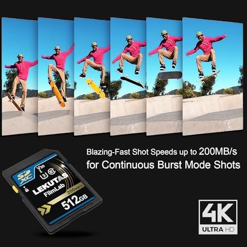Durable retail packaging of Lekutas 512GB ultra high speed storage media