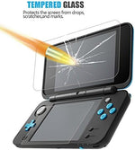 Front view of Akwox 4-pack screen protection set for handheld consoles
