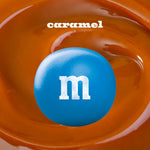 M&M'S Caramel candies used as a topping on a chocolate brownie