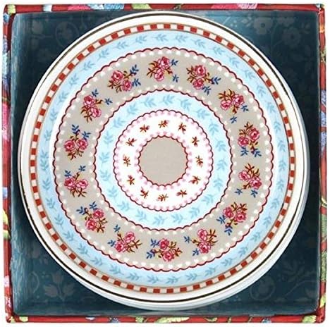 Mimex Pip Studio set of 4 tea tips ceramic pattern close up