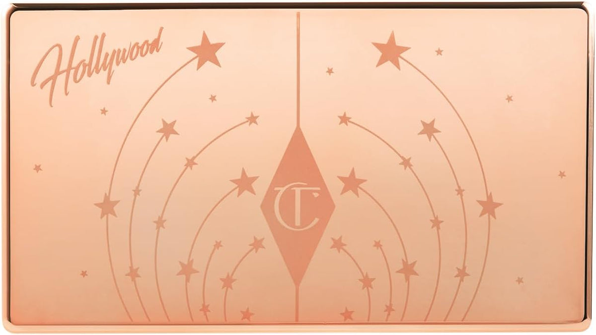 Charlotte Tilbury Mini Hollywood Blush & Glow Glide Palette, Powder Blush & Highlighter Compact, Face Makeup Duo, Travel Size Makeup Palette - Image 9