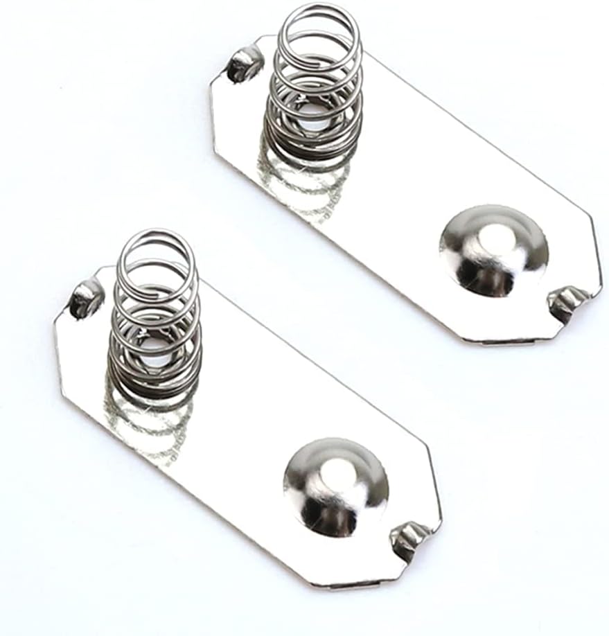 JMXLDS Gameboy DMG 01 replacement battery terminals spring contacts front view showing metallic conductive sheets