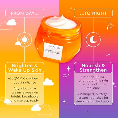 Glow Recipe Cloudberry face cream product label and ingredients