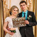 Funrous guest book set for birthday and anniversary decor