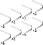 PATIKIL 6.5x4mm Kayak Paddle Snaps, 8 Pack Pole Push Button Spring Clips Steel Hollow Button Locking Tube Single Pin for Camping Awning Tent Pole - Image 9