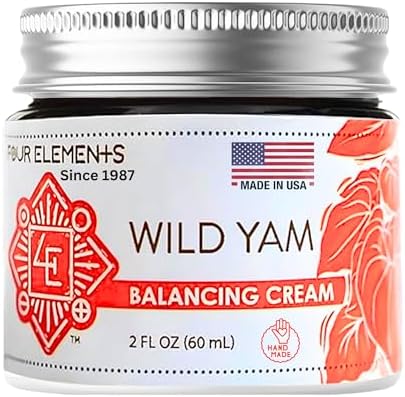Four Elements 4E Wild Yam Cream packaging label details
