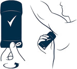 Degree Cool Rush deodorant stick open cap view
