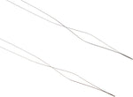 Close up of flexible wire loop on Clover needle threader