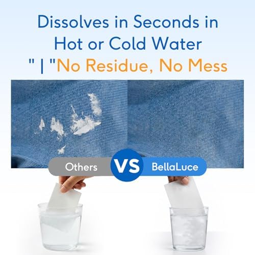 Hypoallergenic fast dissolving laundry sheet dissolving in water