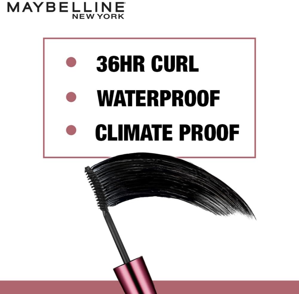 Close up of Maybelline Hypercurl mascara brush applicator