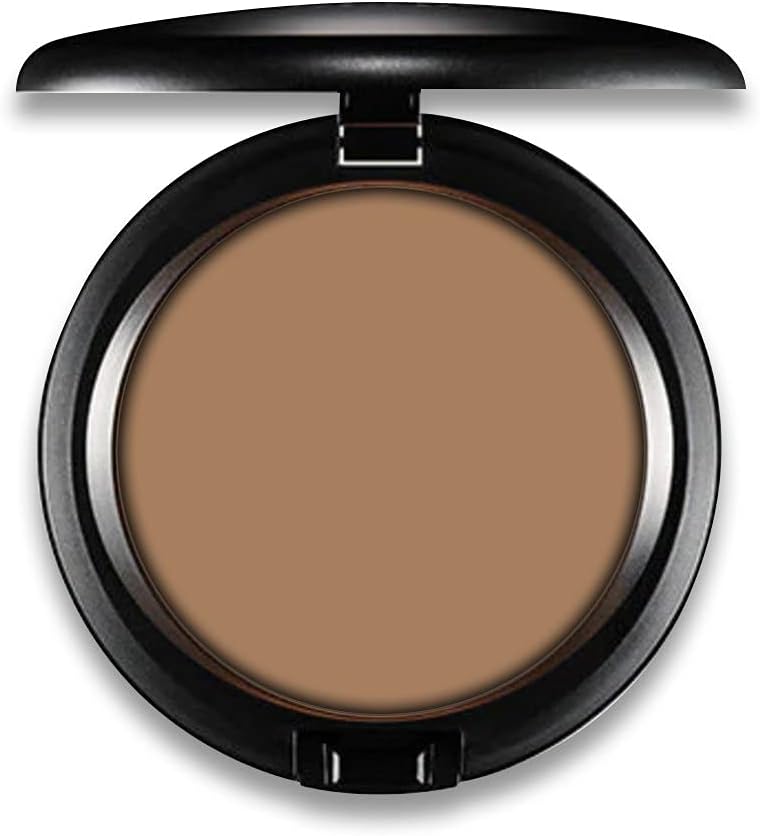Rude Cosmetics pressed powder open compact showing shade Rosy Nude 04