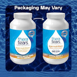 TheraTears Eye Nutrition supplement bottle side panel listing comprehensive ingredient facts