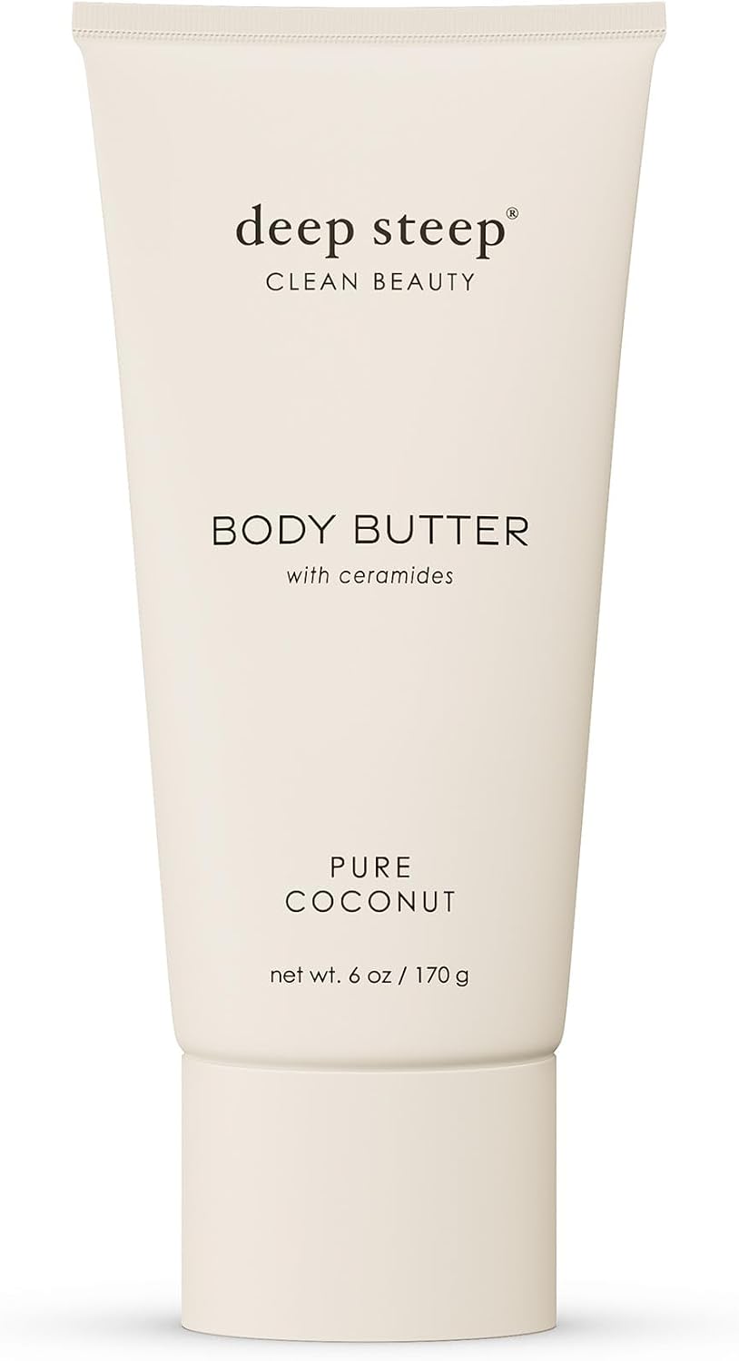 Deep Steep Body Butter with Ceramides for Intense Moisture 6oz (6 Ounces (Pack of 1), Vanilla Coconut) - Image 9
