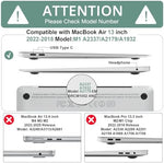 B BELK hardshell laptop cover for model A2337 displaying bottom ventilation design and rubber feet
