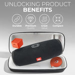 HomEquip shockproof carry bag attached to backpack using metal carabiner