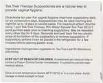 Tea Tree Therapy 6 count box showing tea tree oil ingredients