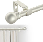 GXOACKJ Curtain Rods for windows 32-62 inch, 5/8 inch Decorative White Splicing Heavy Duty Metal Curtain Rod set with Brackets - Image 10