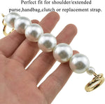Hahiyo pearl clutch strap showing stainless steel wire