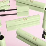 Pixi large lash mascara bold black shade formulation swatch