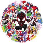 Variety of Spidey Amazing Friends character stickers for fans