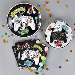 Wernnsai watercolor gaming napkins and plate bundle