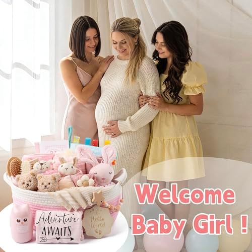 Glowsprout baby girl keepsakes and premium baby essential items grouped together