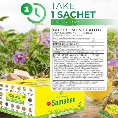 LINK NATURAL Samahan Tea x 100 Sachets - Image 4