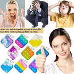 Clanam pocket sized sensory hand toys showing four rows of bubbles for stress relief