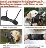 Detailed graphic highlighting the snout circumference and length measuring points for the perfect fit.