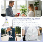 Netholid sensory anxiety relief clicker toy being held to demonstrate portable pocket size