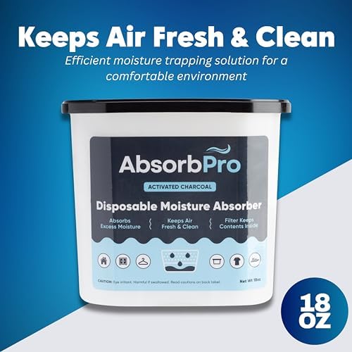 Absorb Pro 18 ounce disposable dehumidifier box for home moisture control.