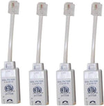 ScreenBeam 4-pack inline DSL phone filters front view