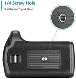 Neewer camera battery grip attached to a digital SLR camera base setup