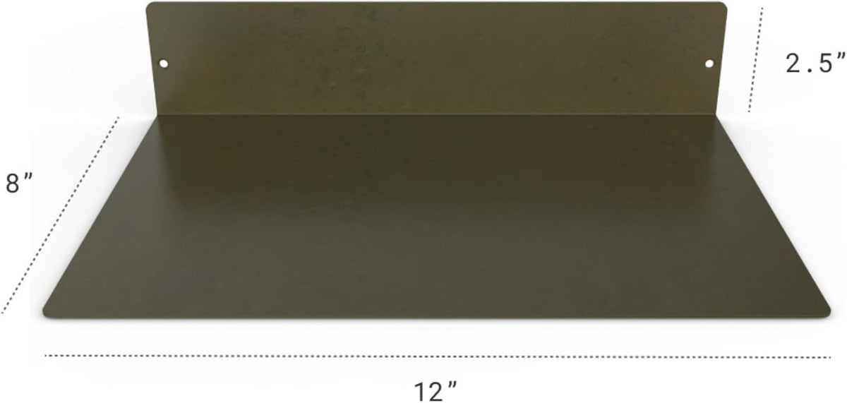 DIY Cartel heavy duty wall mounted shelf pre-drilled holes