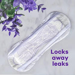 Always OdorLock technology demonstration on thin flexible feminine liners