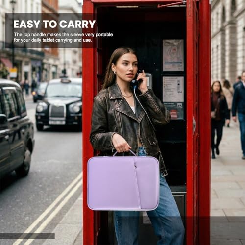 iKammo lightweight travel organizer bag showing slim profile view