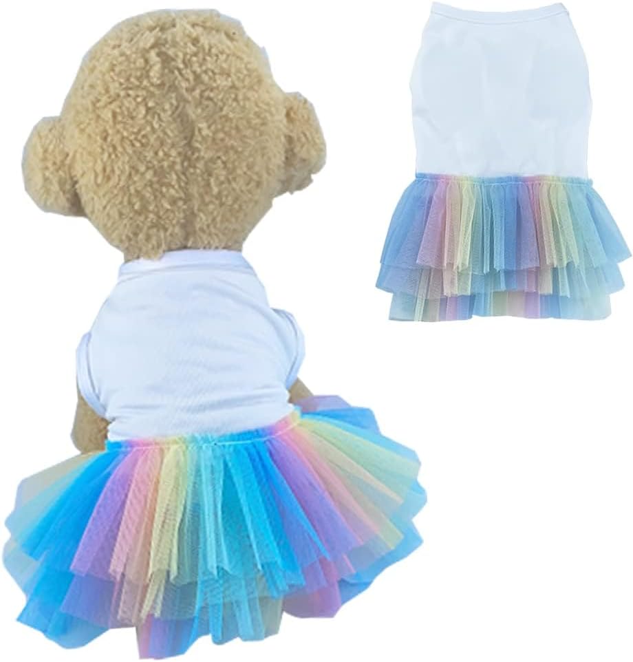 ANIAC small dog birthday dress full body display