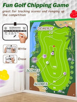 Child playing with Liberry kids golf set indoors