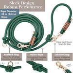 Close up of Sticks N Bones Co durable zinc alloy swivel hardware