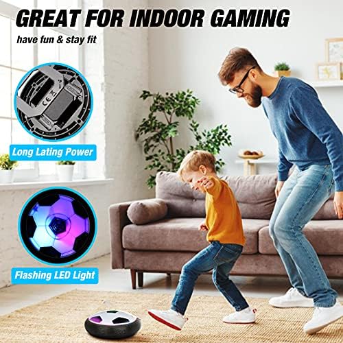 Growsland kids hover ball showing the safe thick foam protective padding close up