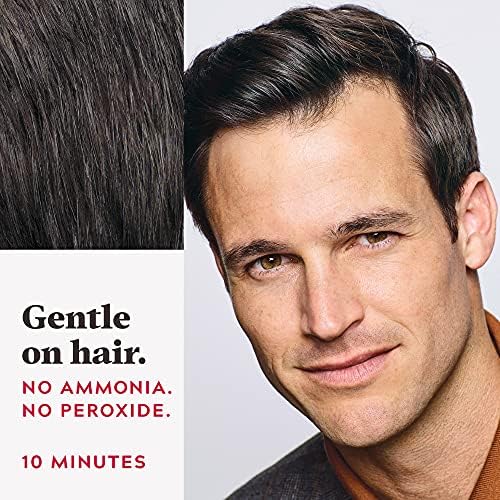 Side view of the dark brown cream tube highlighting the chemical free formula features.