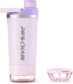 PROCHAIN Insulated Stainless Steel Protein Shaker Bottle, 20oz Metal Mixer | Leak-Proof Twist Lock Lid with Detachable Powder Storage for Gym, Workout & Sports - Image 10