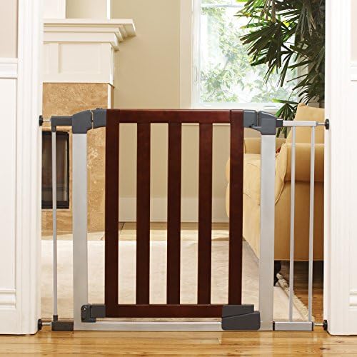 Close up view of the hardware mount connection on the imported child proofing gate extension