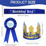 Hariendny Prince Crown birthday party accessory set details