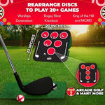 Close up of the Bogey Pong chipping target interface