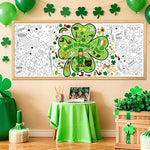 Full layout of OHOME giant paper coloring banner 72 by 30 inches